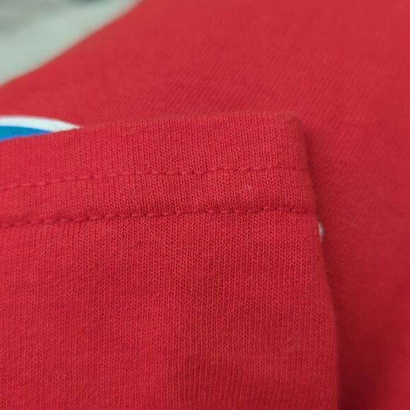 Vintage red LOVE Tennis T-shirt size medium - Picture 7 of 8